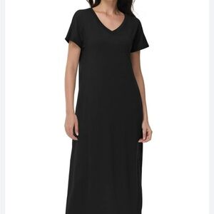 Chico’s timeless Black Maxi Dress with slit